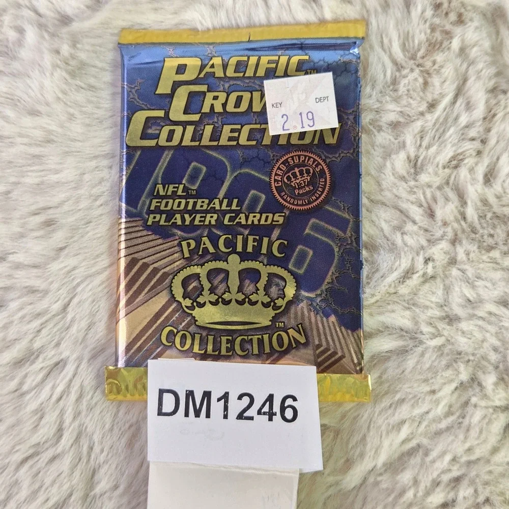 Lot of 2 1996 Pacific Crown Collection NFL Football Card Packs Sealed 12 Cards